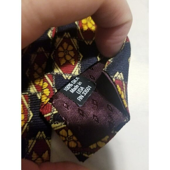 Gallery Collection by Christina Desiree Abstract Print100% Silk ‎ Men’s Necktie - Picture 8 of 10